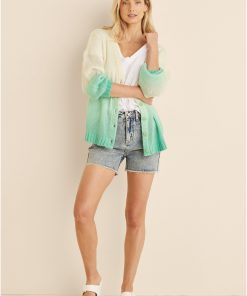 Button-Up Cardigan - Green