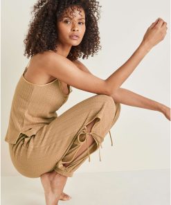 Brunch Knit Joggers - Camel