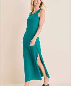 Tank Maxi Dress - Tropical Green